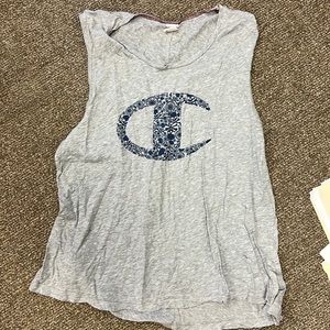 Champion + Todd Snyder soul cycle grey tank top